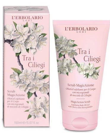 TRA I CILIEGI SCRUB MAGICAZIONE OLIOGEL ESFOLIANTE CORPO 150 ML - Angeli Pharm