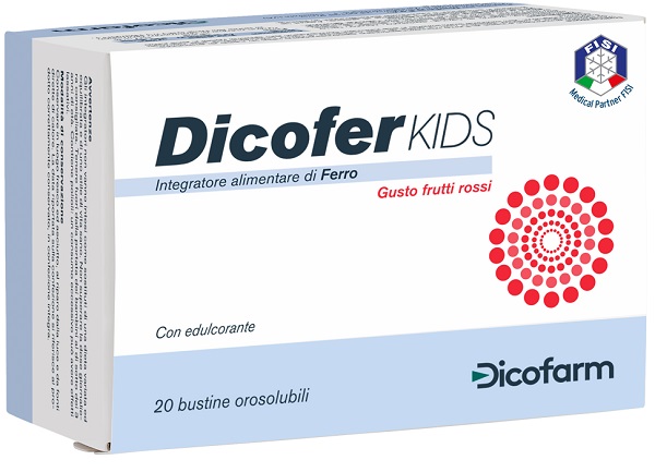 DICOFER KIDS 20 BUSTINE OROSOLUBILI - Angeli Pharm