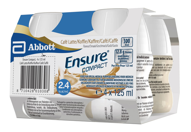 ENSURE COMPACT CAFFE 4 BOTTIGLIE DA 125 ML - Angeli Pharm