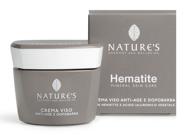 NATURE'S HEMATITE CREMA VISO ANTIAGE DOPOBARBA 50 ML - Angeli Pharm