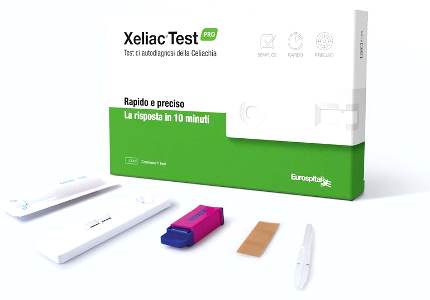 XELIAC TEST PRO DETERMINAZIONE ANTICORPI IGA E IGG ASSOCIATI ALLA MALATTIA CELIACA 1 PEZZO - Angeli Pharm