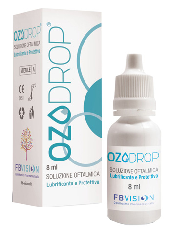 OZODROP LIPOZONEYE SOLUZIONE OFTALMICA BASE DI OLIO OZONIZZATO IN FOSFOLIPIDI 8 ML - Angeli Pharm