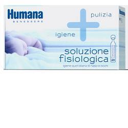 HUMANA SOLUZIONE FISIOLOGICA MONODOSE, 20 FLACONCINI DA 5ML - Angeli Pharm