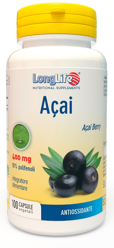LONGLIFE ACAI 100 CAPSULE VEGETALI - Angeli Pharm