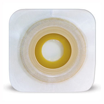 PLACCA PIANA MODELLABILE PER STOMIA DUE PEZZI 22-33MM FLANGIA 48MM CON ADESIVO IDROCOLLOIDALE 5 PEZZI - Angeli Pharm