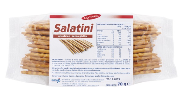 MY SNACK SALATINI 70 G - Angeli Pharm