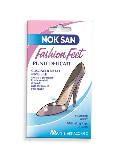 NOK SAN FASHION FEET PUNTI DELICATI 6 PEZZI - Angeli Pharm