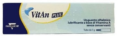 UNGUENTO OFTALMICO LUBRIFICANTE VITAN PLUS 5 G - Angeli Pharm