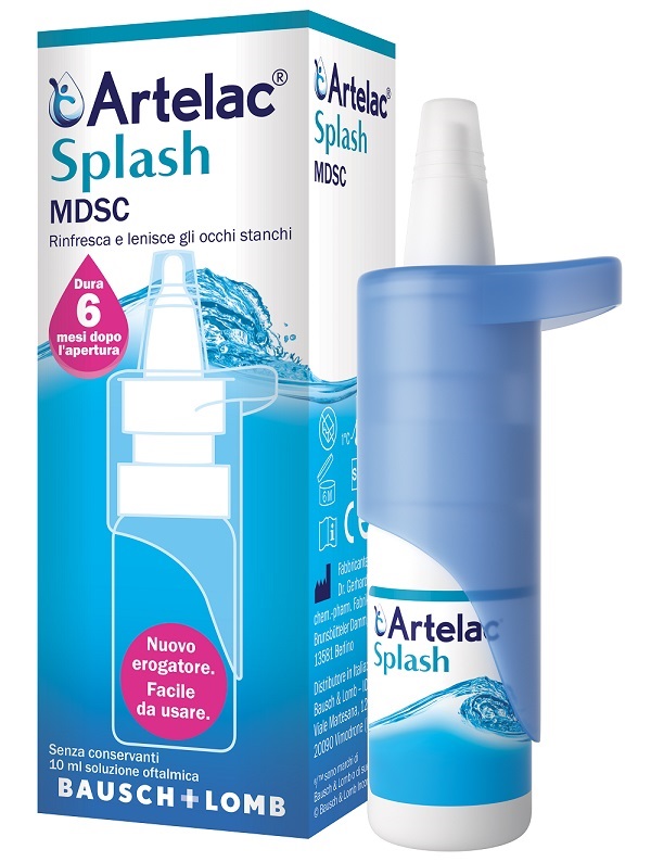 ARTELAC SPLASH MULTIDOSE GOCCE OCULARI FLACONE 10 ML - Angeli Pharm