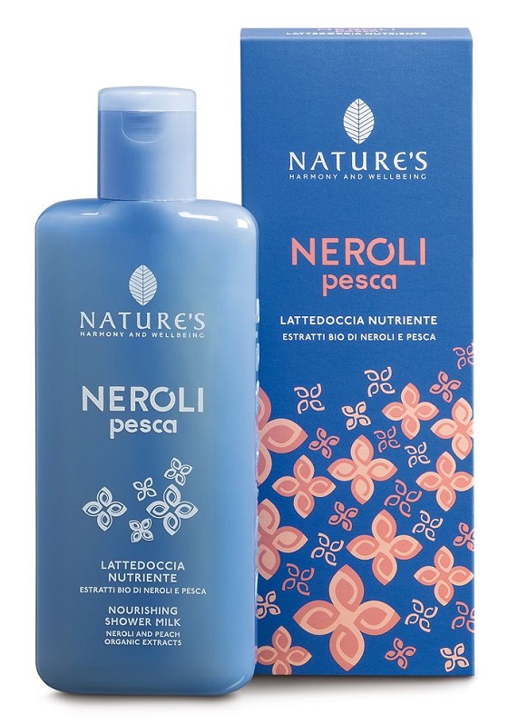 NATURE'S NEROLI E PESCA LATTE DOCCIA NUTRIENTE 200 ML - Angeli Pharm