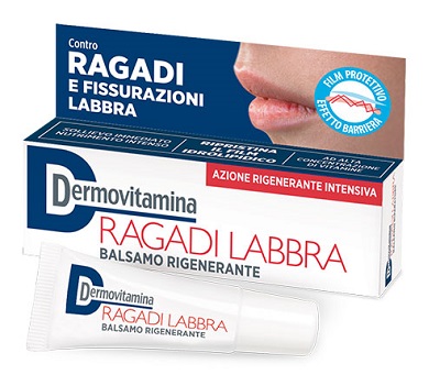 DERMOVITAMINA RAGADI LABBRA BALSAMO RIGENERANTE 8 ML - Angeli Pharm