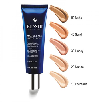 RILASTIL MAQUILLAGE FONDOTINTA RIEQUILIBRANTE MATTIFIANT 40 30 ML - Angeli Pharm