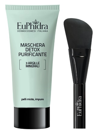 EUPHIDRA MASCH DETOX PURIFICANTE CON PENNELLO - Angeli Pharm