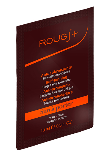 ROUGJ SALVIETTE AUTOABBRONZANTI MONOUSO BUSTINA 10 ML - Angeli Pharm
