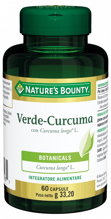 VERDE CURCUMA 60 CAPSULE 33,2 G - Angeli Pharm