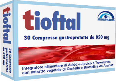 TIOFTAL 30 COMPRESSE GASTROPROTETTE - Angeli Pharm