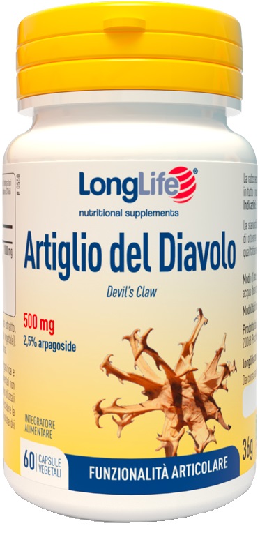 LONGLIFE ARTIGLIO DEL DIAVOLO 2% 60 CAPSULE - Angeli Pharm
