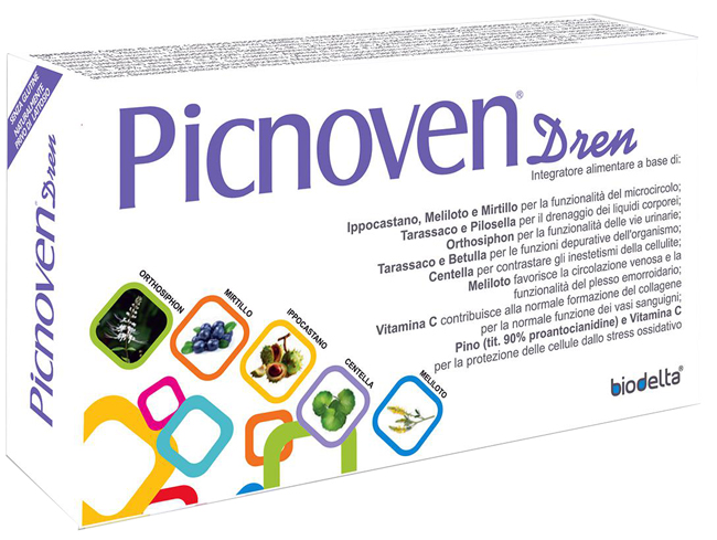 PICNOVEN DREN 50 COMPRESSE 31 G - Angeli Pharm