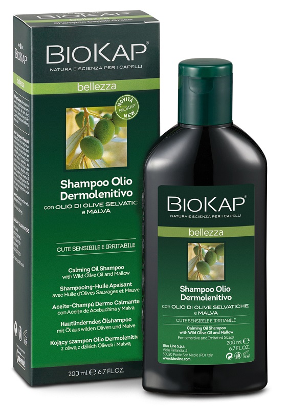 BIOKAP BELLEZZA SHAMPOO OLIO DERMOLENITIVO 200 ML BIOSLINE - Angeli Pharm