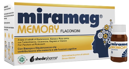 MIRAMAG MEMORY 10 FLACONCINI MONODOSE CON TAPPO DOSATORE 10 ML - Angeli Pharm