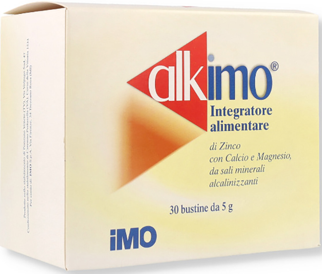 ALKIMO INTEGRATORE ZINCO CALCIO/MAGNESIO 30 BUSTINE - Angeli Pharm