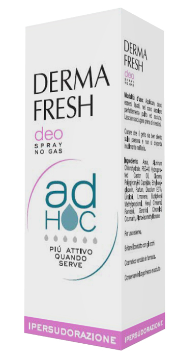 DERMAFRESH DEO SPRAY NO GAS AD HOC IPERSUDORAZIONE DEODORANTE 100 ML - Angeli Pharm