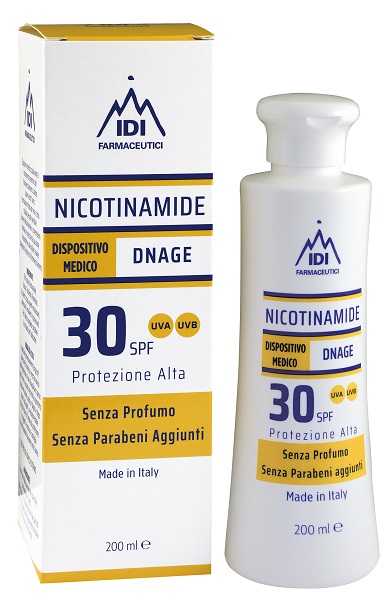 NICOTINAMIDE DNAGE 30SPF PROTEZIONE ALTA 200 ML - Angeli Pharm
