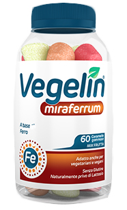 VEGELIN MIRAFERRUM 60 CARAMELLE GOMMOSE - Angeli Pharm