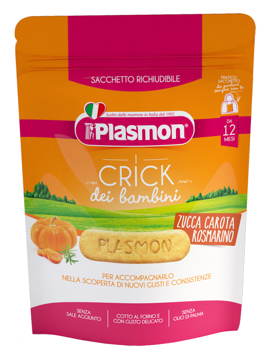 PLASMON CRICK ZUCCA/CARORA/ROSMARINO 100 G - Angeli Pharm