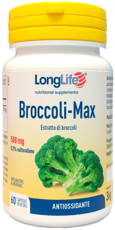 LONGLIFE BROCCOLI MAX 60 CAPSULE - Angeli Pharm