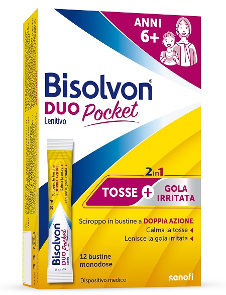 BISOLVON DUO POCKET LENITIVO NEW 12 BUSTINE - Angeli Pharm