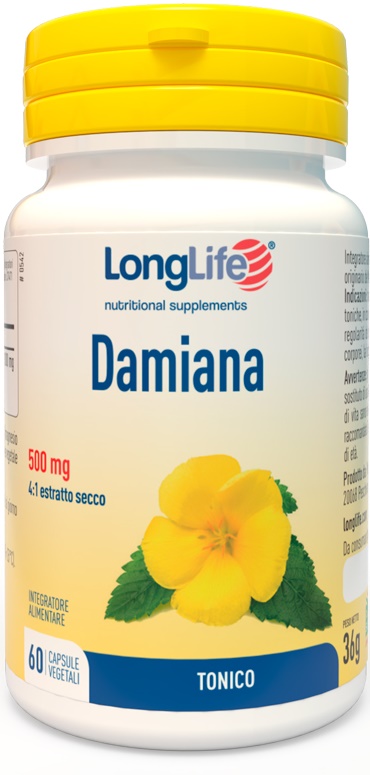 LONGLIFE DAMIANA 60 CAPSULE - Angeli Pharm