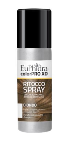 EUPHIDRA COLORPRO XD TINTURA RITOCCO SPRAY CAPELLI BIONDO 75 ML - Angeli Pharm