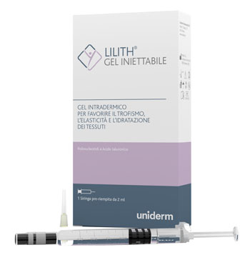 GEL INIETTABILE LILITH SIRINGA PRE-RIEMPITA 2 ML + AGO 30 GAUGE 1/2 2 PEZZI - Angeli Pharm