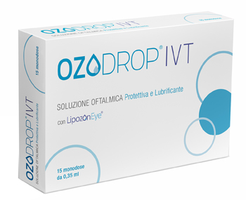 OZODROP IVT SOLUZIONE OFTALMICA BASE DI OLIO OZONIZZATO IN FOSFOLIPIDI 15 FLACONCINI MONODOSE DA 0,35 ML - Angeli Pharm