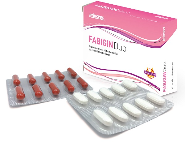 FABIGIN DUO 10 CAPSULE 10 COMPRESSE - Angeli Pharm
