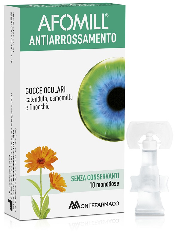 AFOMILL ANTIARROSSAMENTO SENZA CONSERVANTI 10 FIALE DA 0,5 ML - Angeli Pharm