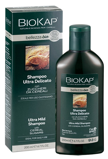 BIOKAP BELLEZZA BIO SHAMPOO ULTRA DELICATO COSMOS ECOCERT 200 ML BIOSLINE - Angeli Pharm