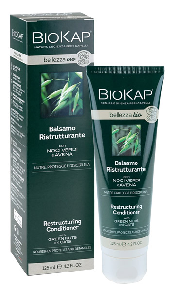 BIOKAP BELLEZZA BIO BALSAMO RISTRUTTURANTE COSMOS ECOCERT 125 ML BIOSLINE - Angeli Pharm