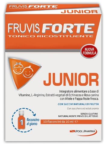 FRUVIS FORTE JUNIOR 10 FLACONCINI DA 10 ML - Angeli Pharm