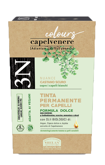 CAPELVENERE COLOURS TINTA CAPELLI 3N CASTANO SCURO - Angeli Pharm