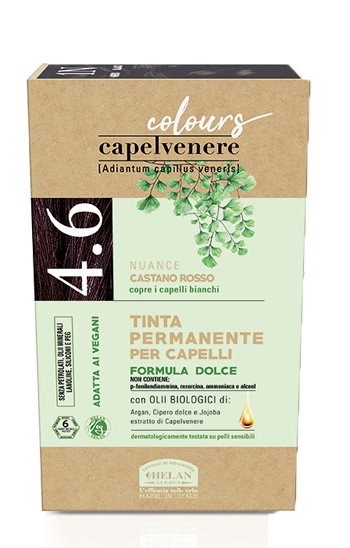 CAPELVENERE COLOURS TINTA CAPELLI 4,6N CASTANO ROSSO - Angeli Pharm