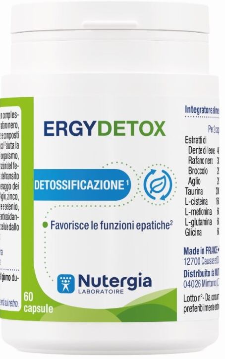 ERGYDETOX 60 CAPSULE - Angeli Pharm