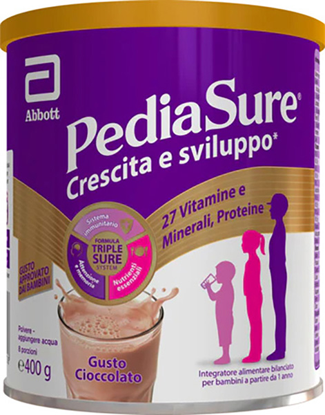 PEDIASURE CRESCITA&SVILUPPO CIOCCOLATO 850 G - Angeli Pharm