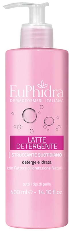 EUPHIDRA LATTE DETERGENTE STRUCCANTE QUOTIDIANO 400 ML - Angeli Pharm