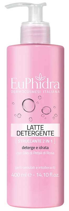 EUPHIDRA LATTE DETERGENTE STRUCCANTE 2IN1 400 ML - Angeli Pharm