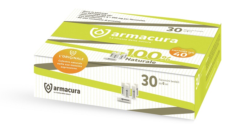ARMACURA COLOSTRO 100% 30 FLACONCINI BEVIBILI - Angeli Pharm