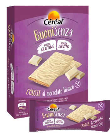 CEREAL BUONI SENZA GOLOSO CIOCCOLATO BIANCO 120 G - Angeli Pharm