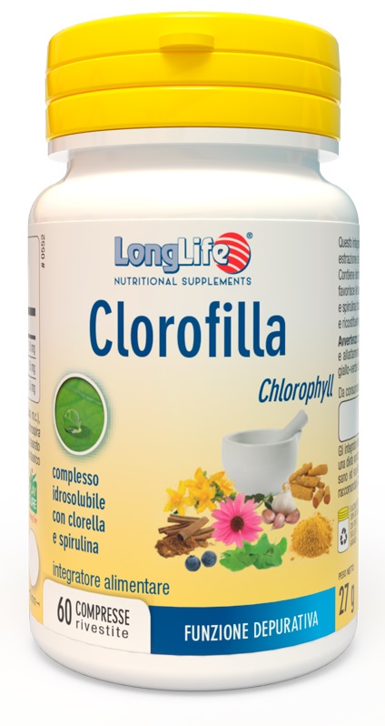 LONGLIFE CLOROFILLA 60 COMPRESSE RIVESTITE - Angeli Pharm