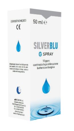 SILVER BLU G SPRAY VIA ORALE CONTRASTA LA PROLIFERAZIONE BATTERICA E FUNGINA 50 ML - Angeli Pharm
